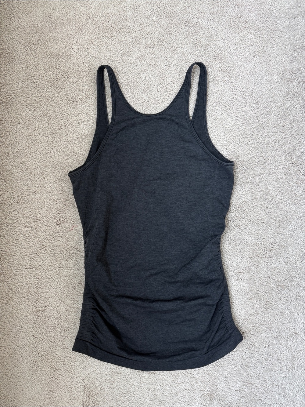 Lululemon Charcoal Gray Workout Top